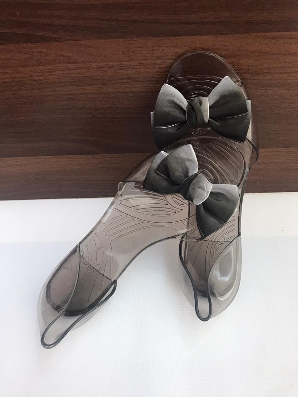 Bow Jelly Transparent Sandal Bow Jelly Transparent Sandal